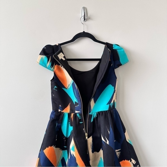 ANTHROPOLOGIE Fit-and-Flair Pinion Dress by Moulinette Soeurs (Size:0) - Picture 8 of 11